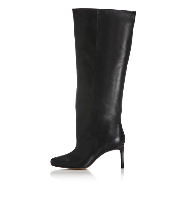 ALIAS MAE Ahlexis Over hot The Knee Boot In Black Stretch Leather sz 36