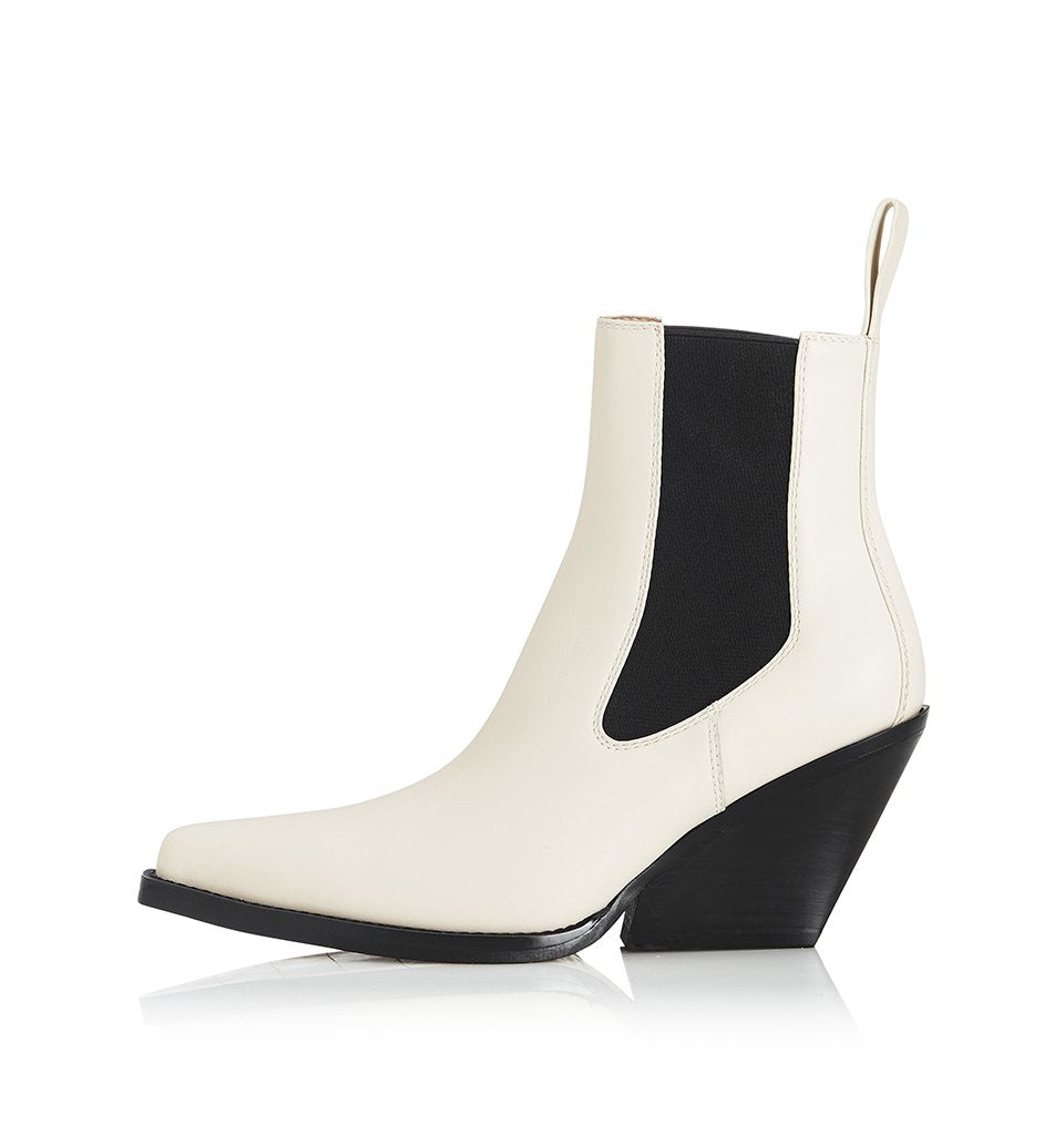 Alias high quality Mae Jean Bootie in Bone Leather 40 9 With Box